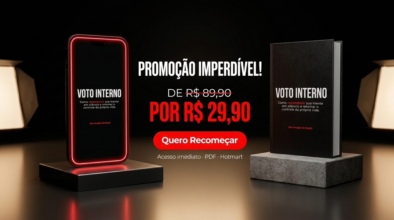 Promoção de lançamento do ebook VOTO INTERNO